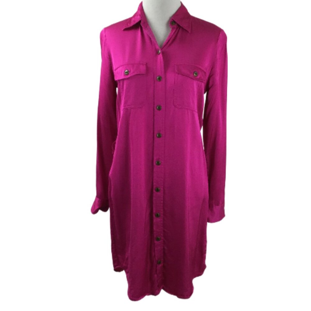 Lauren Ralph Lauren Hot Pink Shirt Dress 2